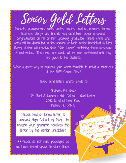 Senior Gold Letter Information